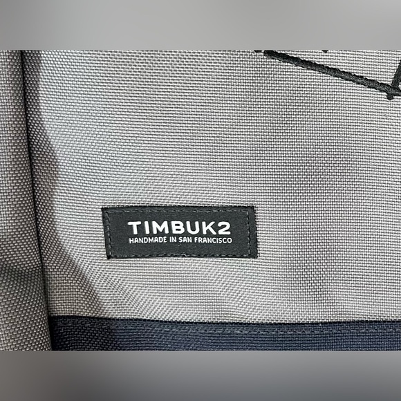 NWOT Timbuk2 Custom Prospect Roll Top Laptop Work Backpack Black Gray Blue Work - Picture 7 of 15